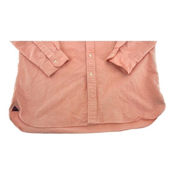 Vintage Ralph Lauren Preppy Oxford Pastel Orange. Shirt‎ Large - Picture 7 of 13